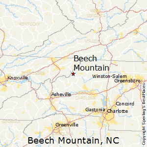 Beech_Mountain,North Carolina Map