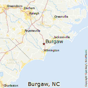Burgaw,North Carolina Map