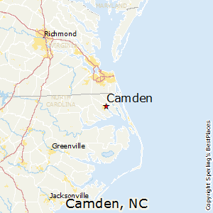 Camden,North Carolina Map