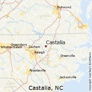 Castalia,North Carolina Map