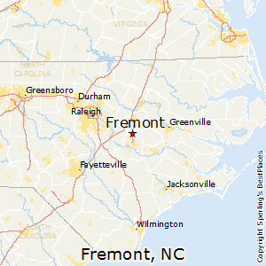Fremont,North Carolina Map