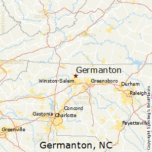 Germanton,North Carolina Map