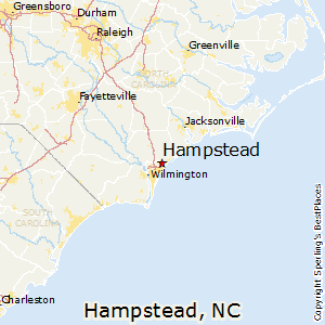 Hampstead,North Carolina Map