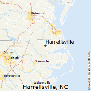 Harrellsville,North Carolina Map