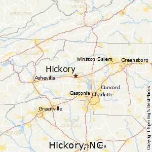 hickory north carolina map Best Places To Live In Hickory North Carolina hickory north carolina map