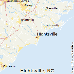 Hightsville,North Carolina Map