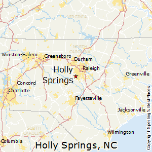 Holly_Springs,North Carolina Map