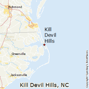 Kill_Devil_Hills,North Carolina Map