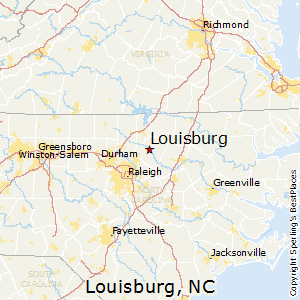 Louisburg,North Carolina Map