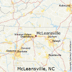 McLeansville,North Carolina Map