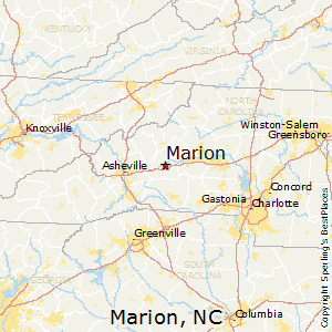 Marion,North Carolina Map