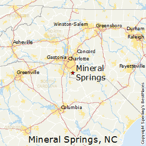 Mineral_Springs,North Carolina Map
