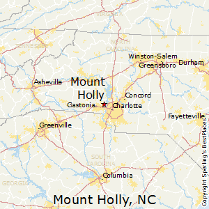 Mount_Holly,North Carolina Map
