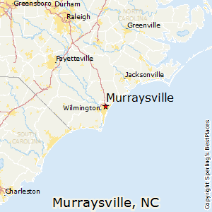 Murraysville,North Carolina Map
