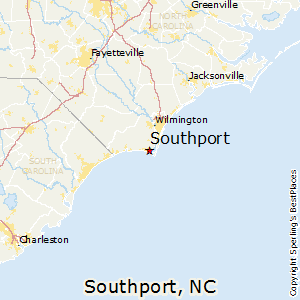 Southport,North Carolina Map