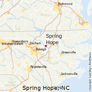 Spring_Hope,North Carolina Map