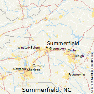 Summerfield,North Carolina Map