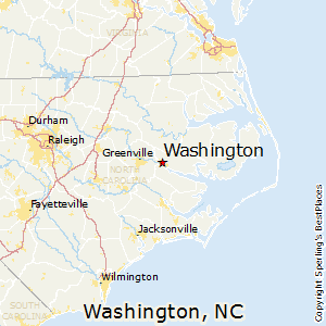 Washington,North Carolina Map
