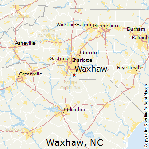 Waxhaw,North Carolina Map