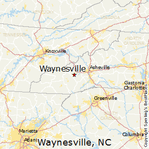 Waynesville,North Carolina Map