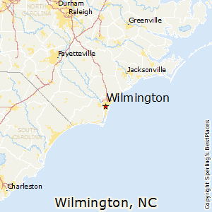 Wilmington,North Carolina Map