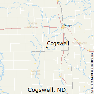 Cogswell,North Dakota Map