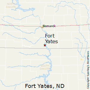 Fort_Yates,North Dakota Map