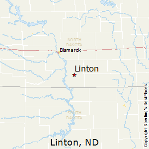 Linton,North Dakota Map