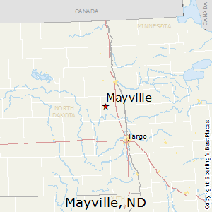 Mayville,North Dakota Map