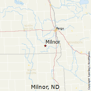 Milnor,North Dakota Map