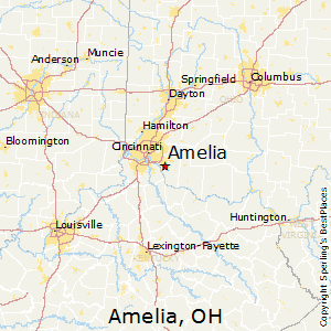 Amelia,Ohio Map