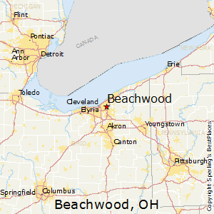 Beachwood,Ohio Map