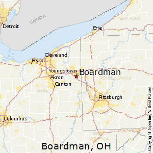 Boardman,Ohio Map
