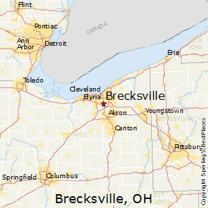 Brecksville,Ohio Map