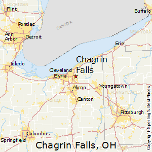 Chagrin_Falls,Ohio Map