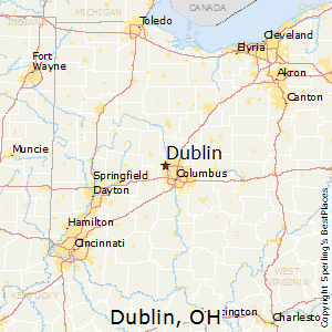 Dublin,Ohio Map