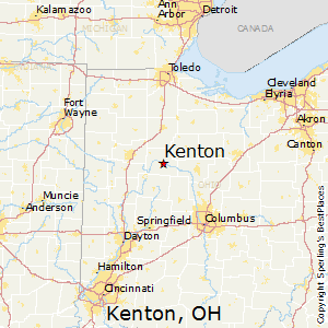 Kenton,Ohio Map