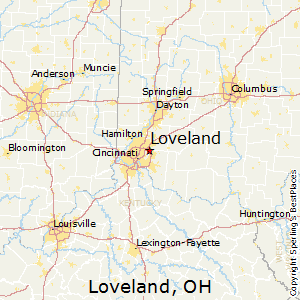 Loveland,Ohio Map