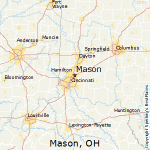 Mason,Ohio Map