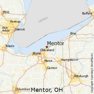 Mentor,Ohio Map