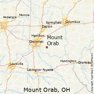 Mount_Orab,Ohio Map