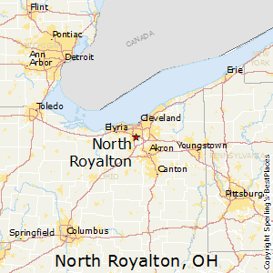 North_Royalton,Ohio Map