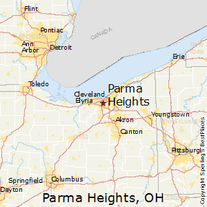 Parma_Heights,Ohio Map