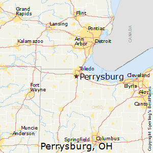 Perrysburg,Ohio Map