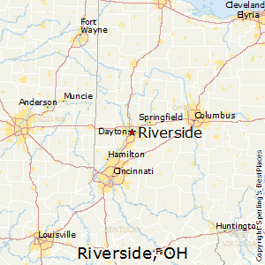 Riverside,Ohio Map