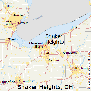 Shaker_Heights,Ohio Map