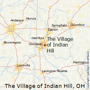 The_Village_of_Indian_Hill,Ohio Map