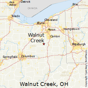 Walnut Creek Ohio Map Walnut Creek, Ohio Cost of Living
