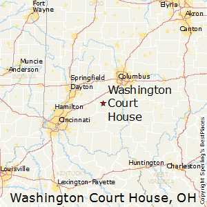 Washington Court House Ohio Map Cherie Benedikta