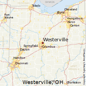 map of westerville ohio Best Places To Live In Westerville Ohio map of westerville ohio